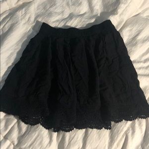 Black Lacy Skirt